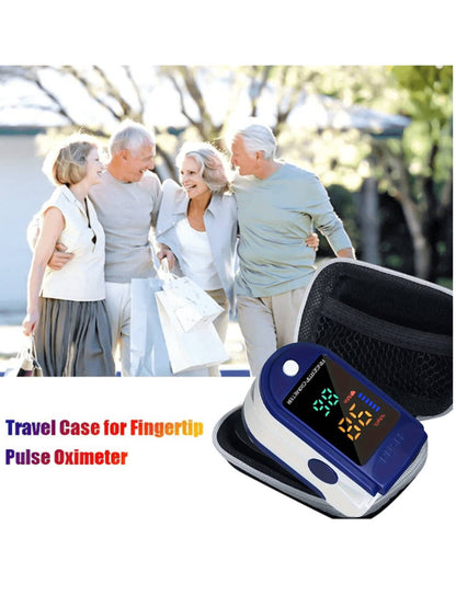 Portable Fingertip Pulse Oximeter & Carrying Case/Single Pulse Oximeter/Single Pulse Oximeter Carrying Bag: Heart Rate Monitor- This Product Does Not Include Batteries! Please Use AAA Batteries, Pay