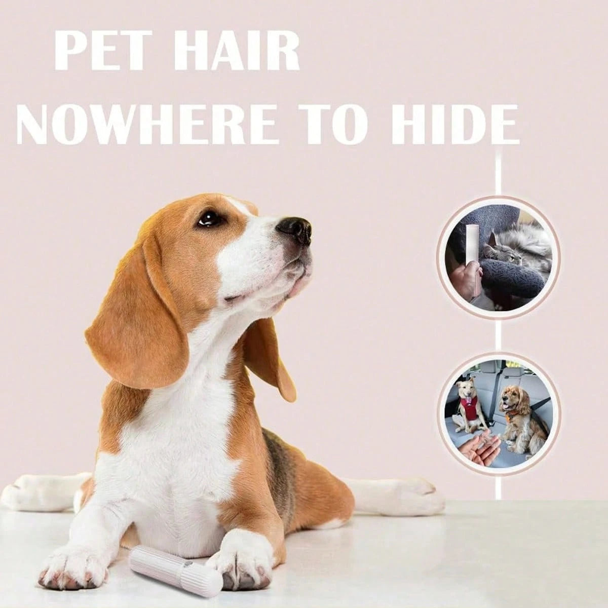 Portable Mini Refillable Lint Roller- Strong Sticky Lint Brush For Clothes, Bedding, Pet Hair, Travel Size Fuzz Remover