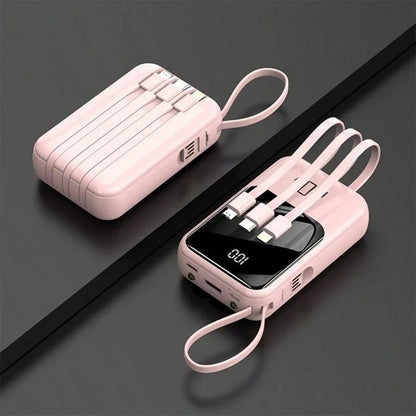 Portable Power Bank- PD20W Fast Charging Portable Charger With Flashlight Digital Display, Travel Essentials Battery Pack For Phone And Android. Pocket Power Bank Compatible With IPhone/Android. Perf