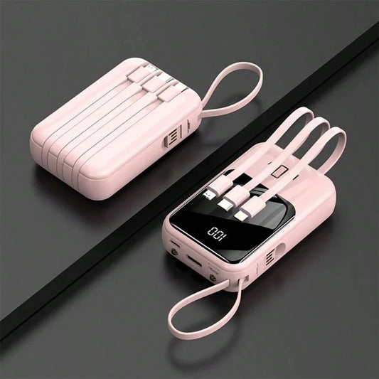 Portable Power Bank- PD20W Fast Charging Portable Charger With Flashlight Digital Display, Travel Essentials Battery Pack For Phone And Android. Pocket Power Bank Compatible With IPhone/Android. Perf