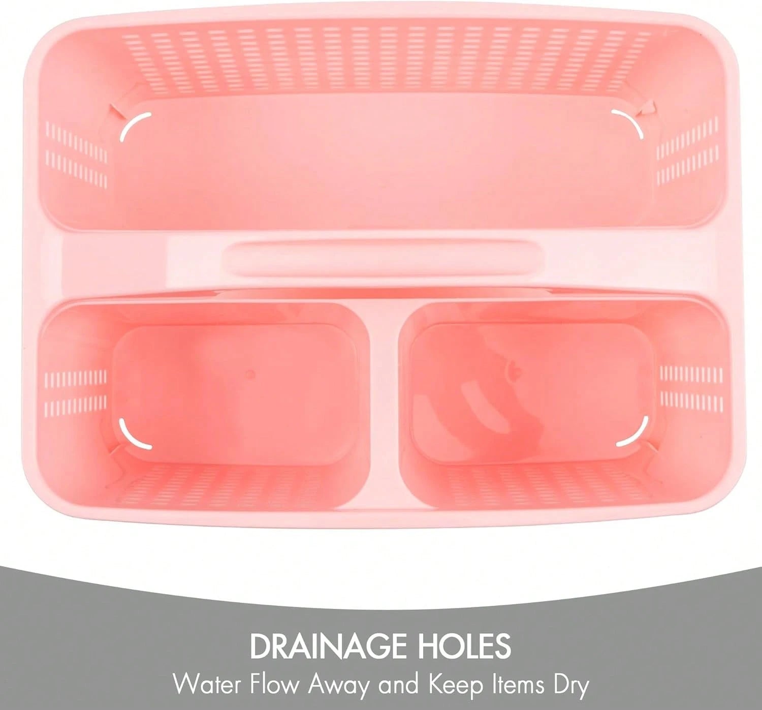 Portable Shower Caddy Basket With Handle For Bathroom Storage