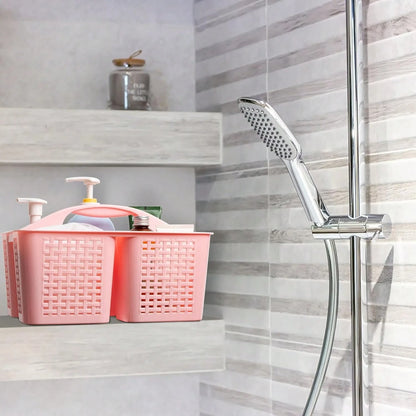 Portable Shower Caddy Basket With Handle For Bathroom Storage