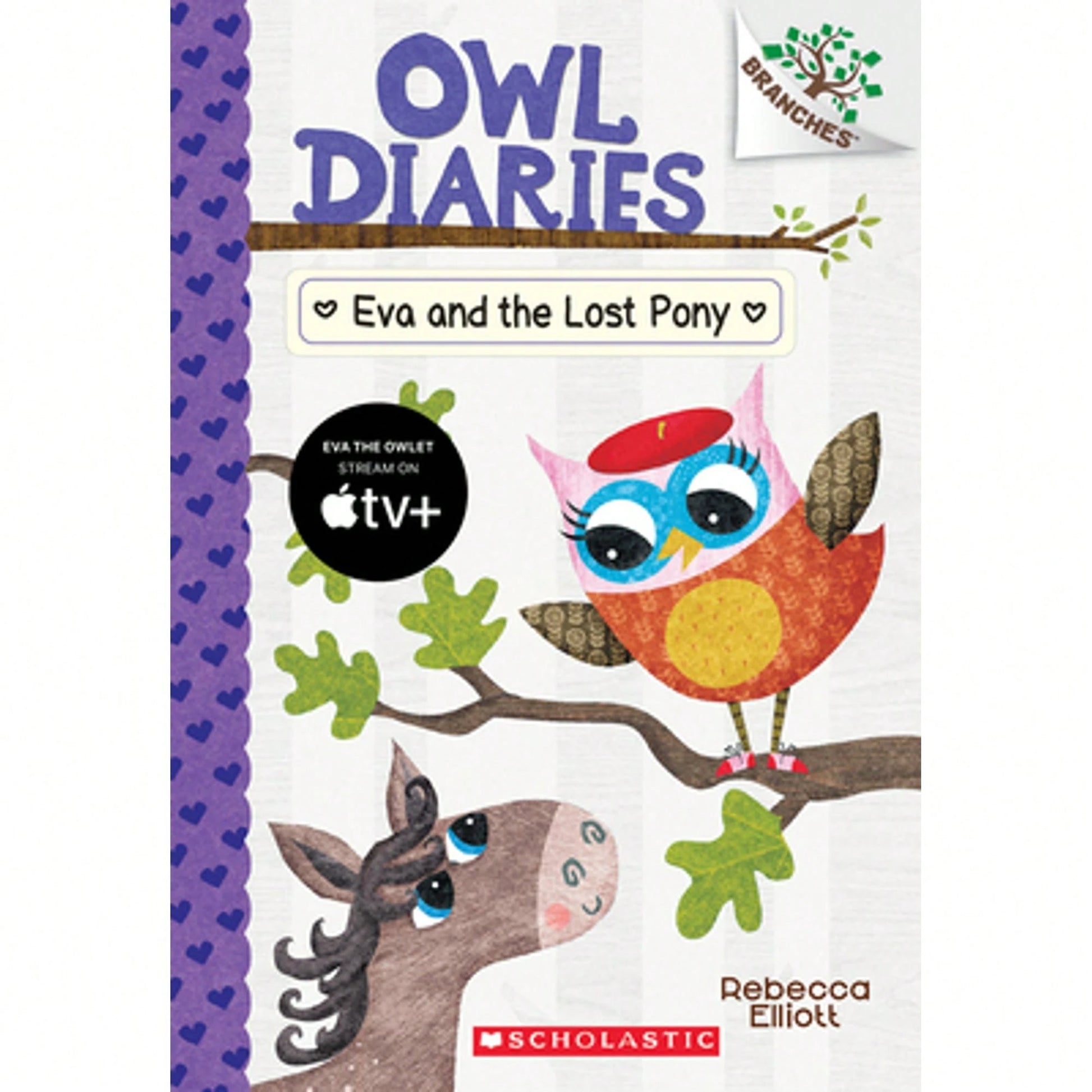 Pre-Owned Eva And The Lost Pony: A Branches Book (Owl Diaries #8): Volume 8 (Paperback) By Rebecca Elliott