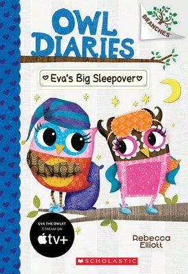 Pre-Owned Eva's Big Sleepover: A Branches Book (Owl Diaries #9): Volume 9 (Paperback) By Rebecca Elliott