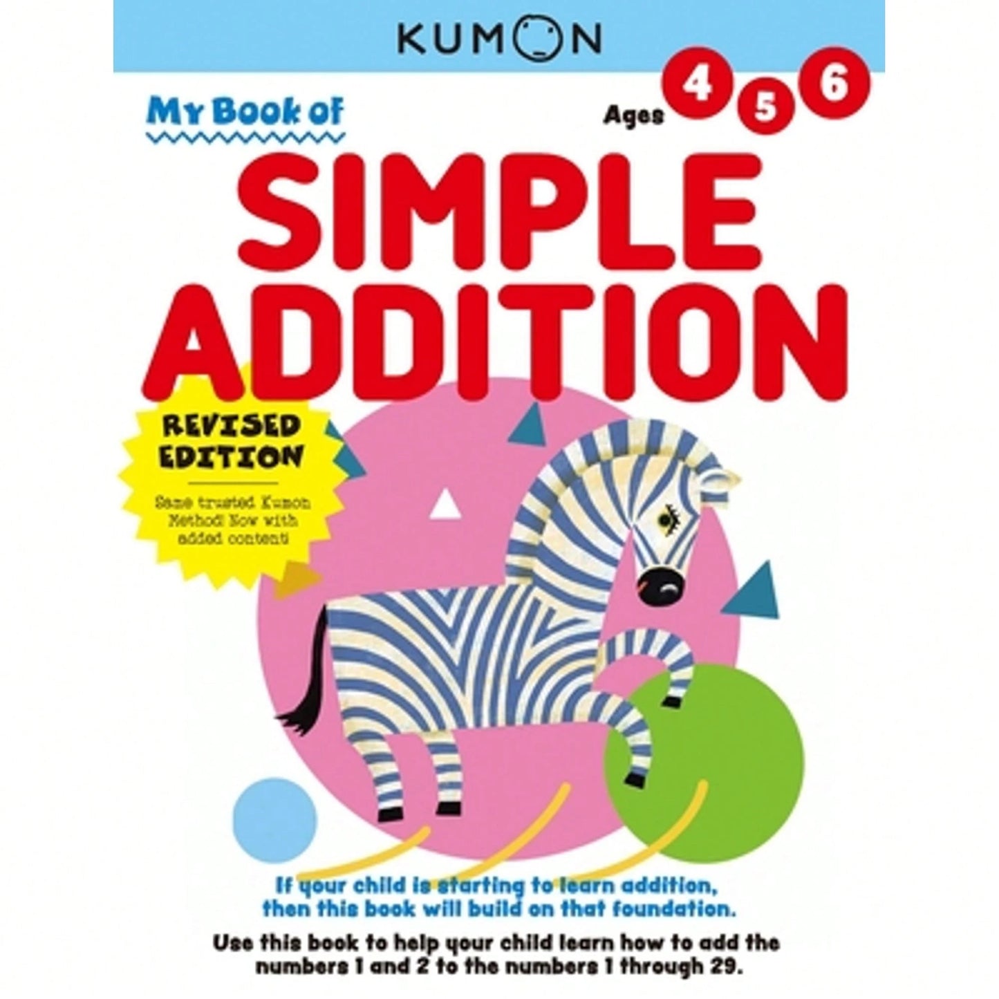 Pre-Owned Kumon My Book Of Simple Addition: Revised Ed (Paperback)