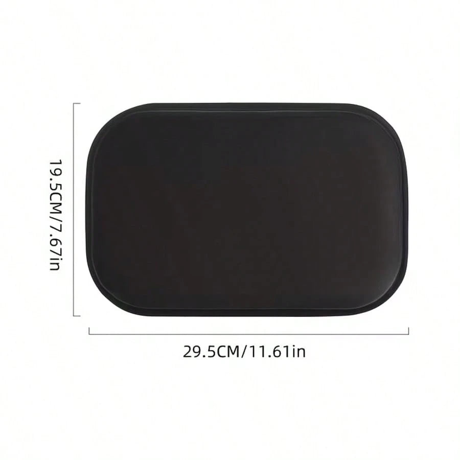 Premium Black Thickened Car Armrest Pad, Ultra-Soft And Comfortable, Essential For Road Trips. This Soft And Comfortable Armrest Pad Provides A Great Driving Experience, Relaxes Arms, And Is Easy To I