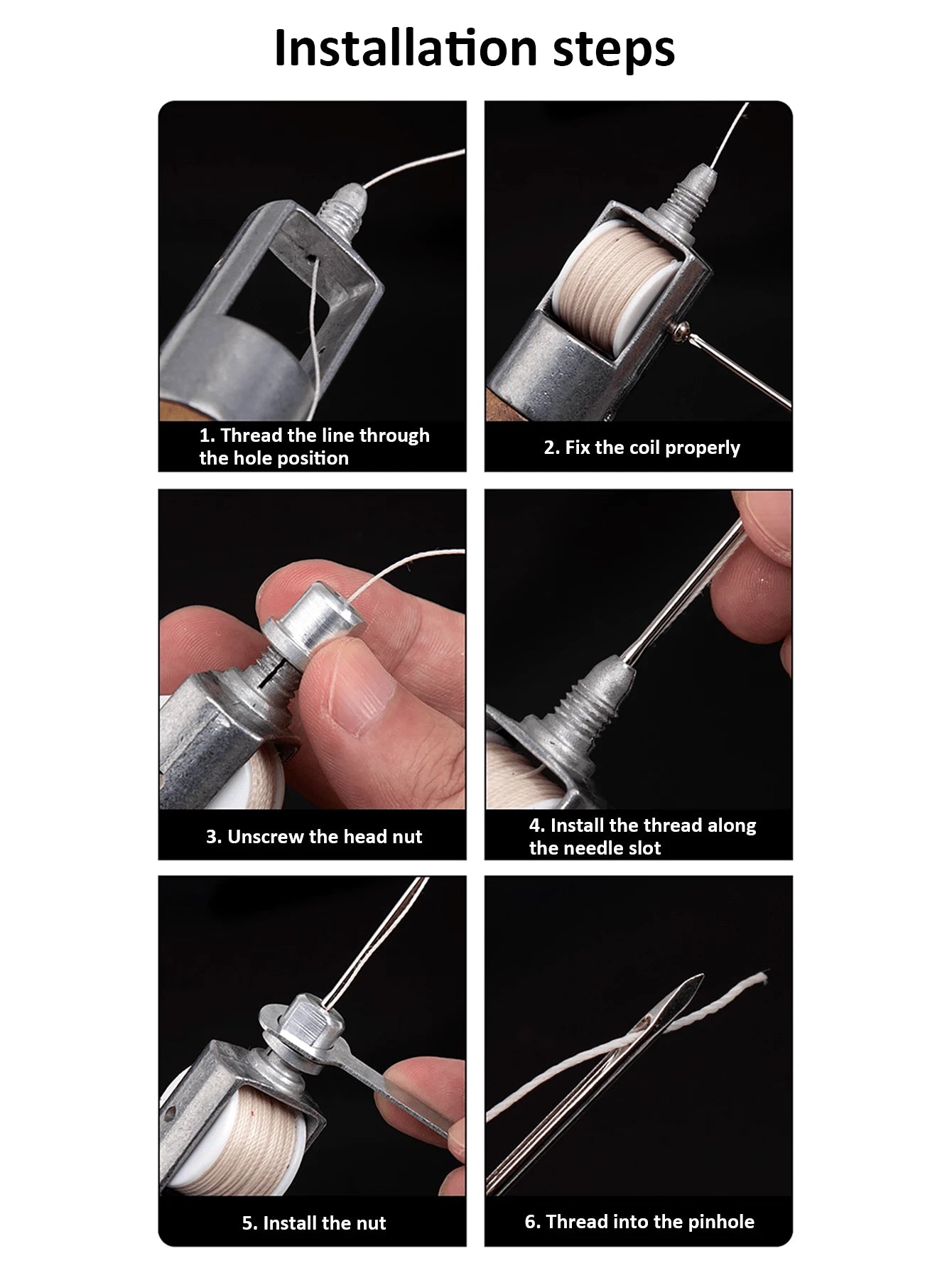 Professional Leather Sewing Awl Set, Fast Sewing Machine Tool, Suitable For DIY Handmade Repair, 1 Set With Needle- This Item Has AB 2 Set Options- A: 1 Set Of Hand Sewing Tool, B: Separate Flat Wax