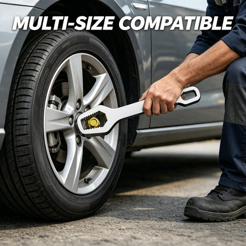 ProMaster Multifunctional Dual-Head Wrench- Adjustable, Self-Tightening Portable Torx Wrench Suitable For Home And Automotive Repair- Fits 3-17mm, 5mm Thick Screws, Ideal For DIY Enthusiasts And Pro