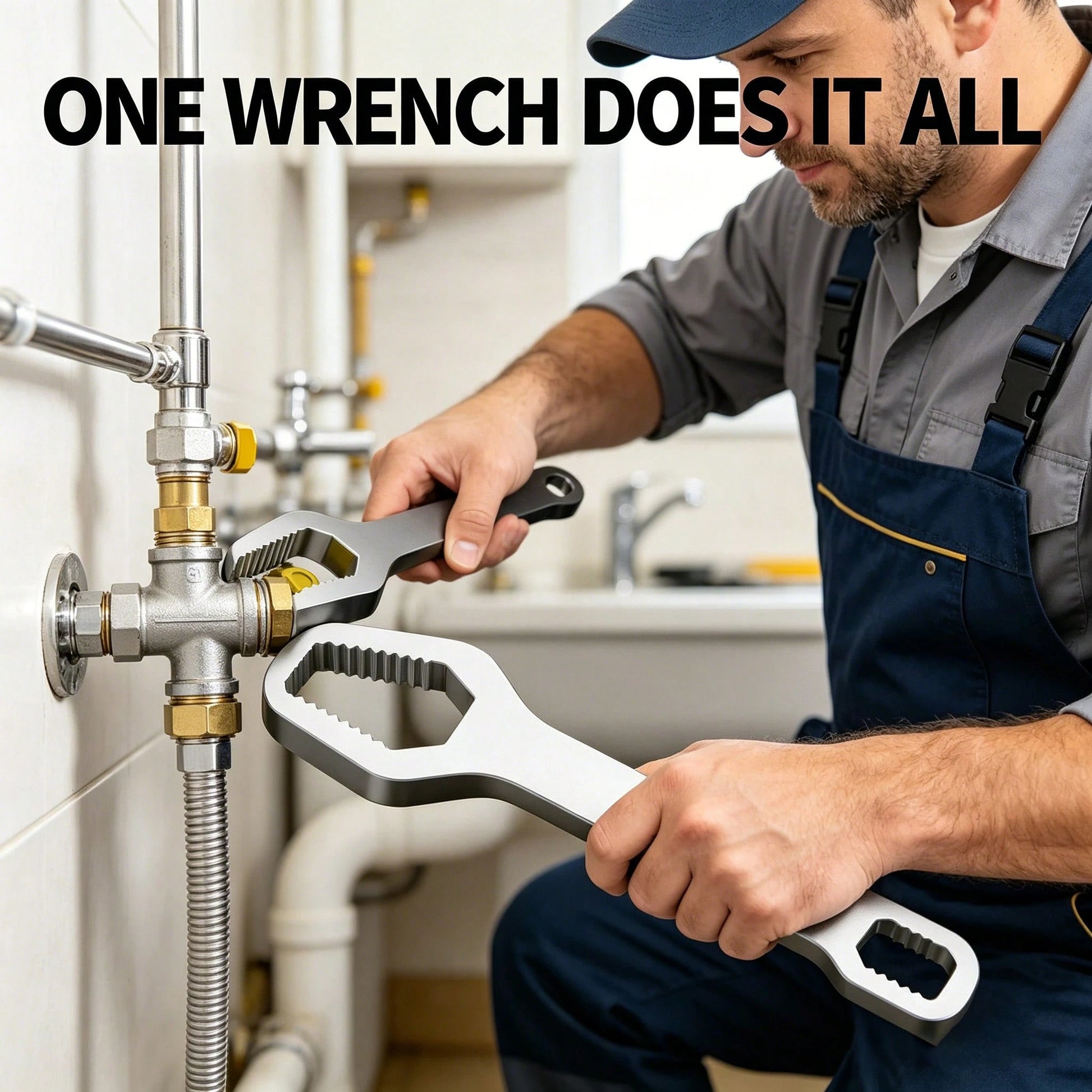 ProMaster Multifunctional Dual-Head Wrench- Adjustable, Self-Tightening Portable Torx Wrench Suitable For Home And Automotive Repair- Fits 3-17mm, 5mm Thick Screws, Ideal For DIY Enthusiasts And Pro