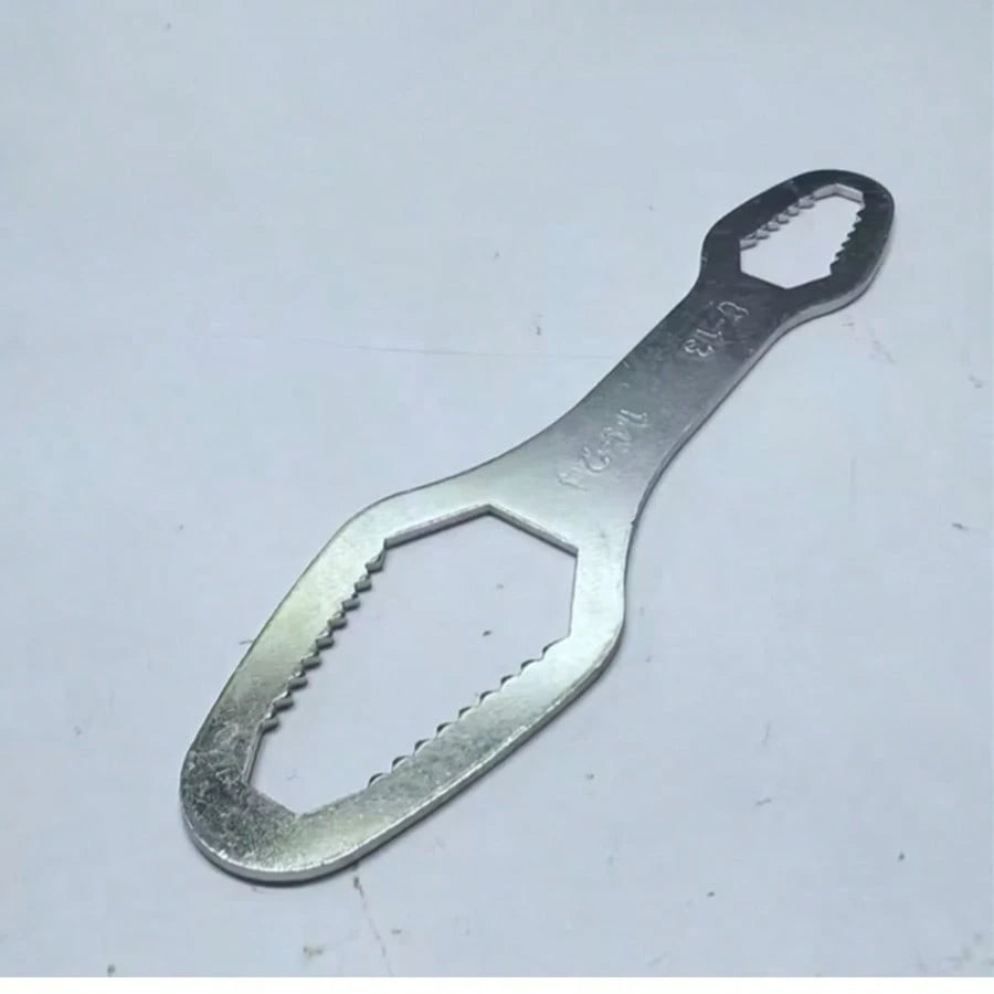 ProMaster Multifunctional Dual-Head Wrench- Adjustable, Self-Tightening Portable Torx Wrench Suitable For Home And Automotive Repair- Fits 3-17mm, 5mm Thick Screws, Ideal For DIY Enthusiasts And Pro