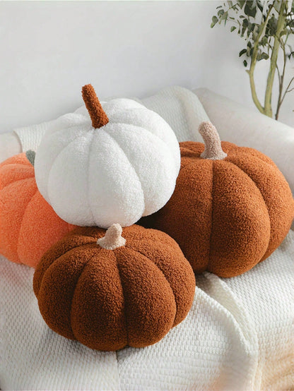 Pumpkin Throw Pillow, Soft And Cute Halloween Pumpkin Decorative Pillow, Adds Festive Atmosphere To Your Home Decor. This Pumpkin Throw Pillow Is Perfect For Bedroom Or Sofa Cushion, Making It An Exce