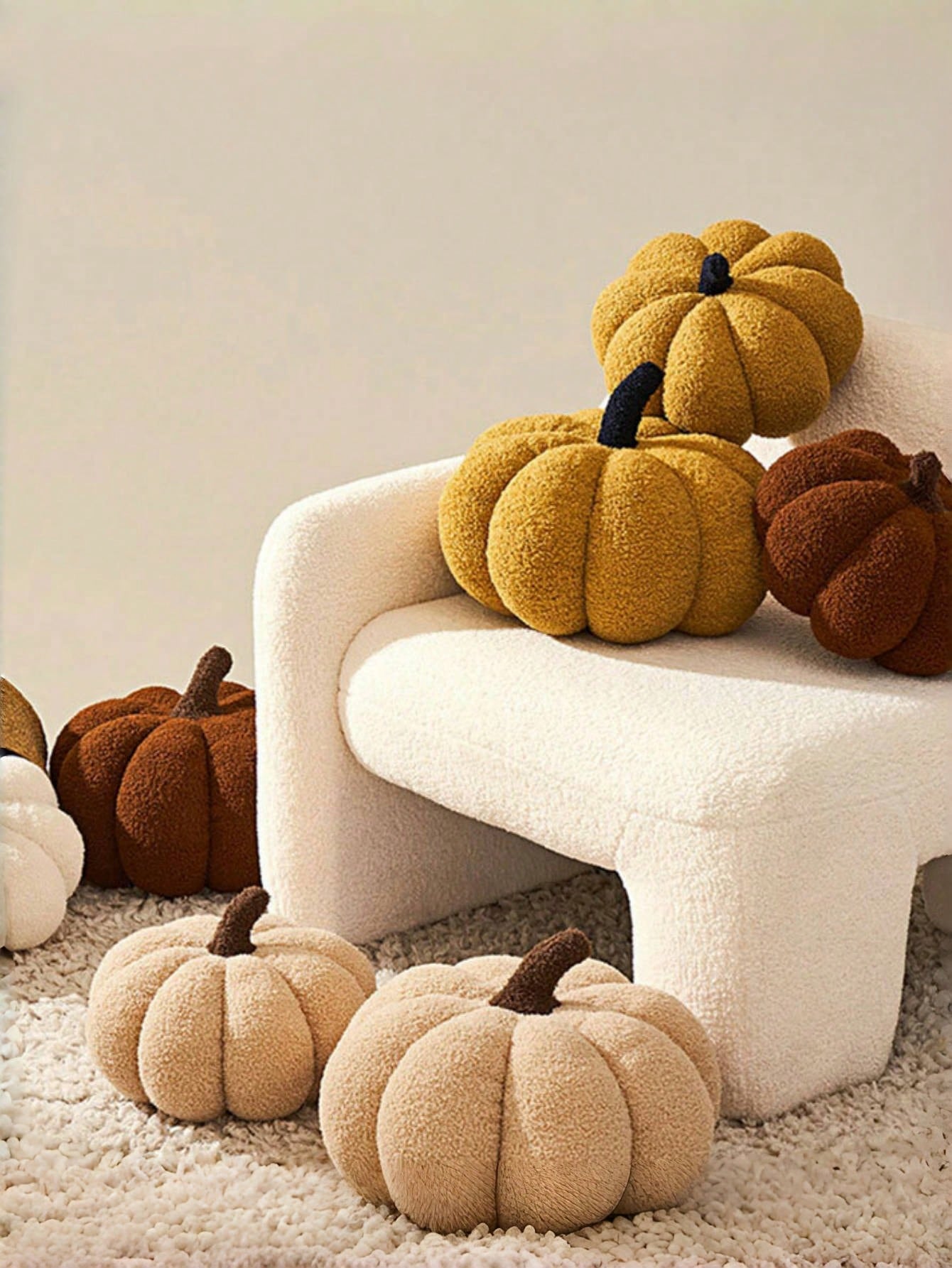 Pumpkin Throw Pillow, Soft And Cute Halloween Pumpkin Decorative Pillow, Adds Festive Atmosphere To Your Home Decor. This Pumpkin Throw Pillow Is Perfect For Bedroom Or Sofa Cushion, Making It An Exce