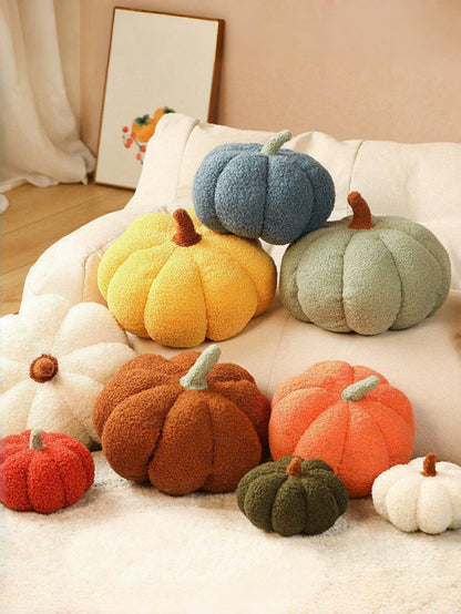 Pumpkin Throw Pillow, Soft And Cute Halloween Pumpkin Decorative Pillow, Adds Festive Atmosphere To Your Home Decor. This Pumpkin Throw Pillow Is Perfect For Bedroom Or Sofa Cushion, Making It An Exce
