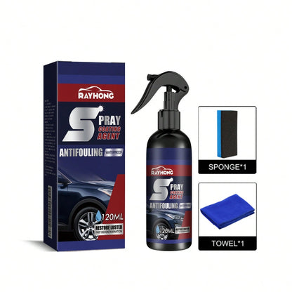 rayhong 120ml Car Coating Spray Car Scratch Removal Spray Waterproof Car Polishing Maintenance Spray Restore The Deep Luster Long-Lasting Time Quick Drying Coating Wet And Dry Dual-Use Coating Paint S