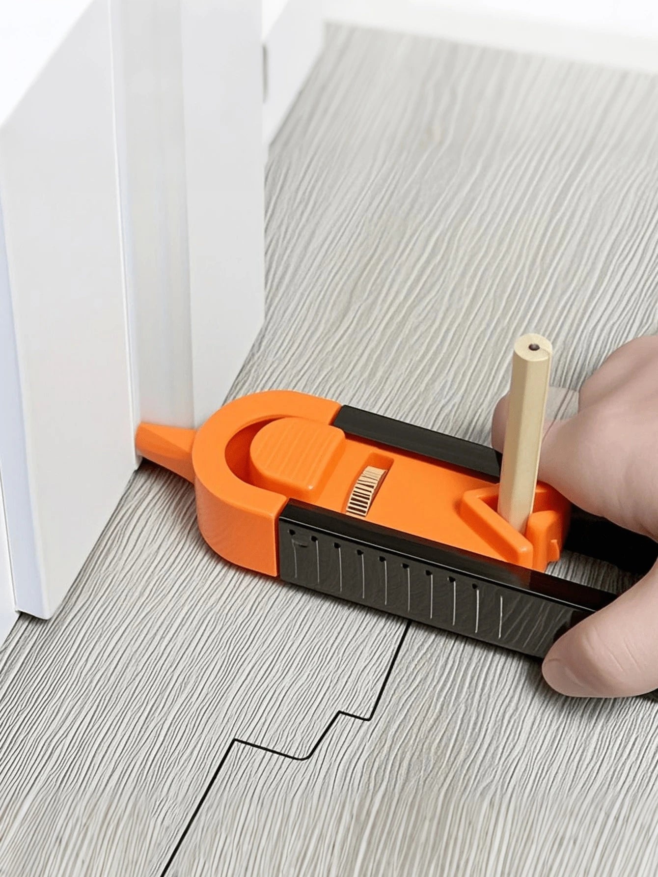 [Reliable Precision] Precision Woodworking Tool Set With Locking Mechanism- Adjustable Asymmetrical Curve & Contour Marking Ruler, Durable Plastic/Metal, For Accurate DIY Projects, Woodworking Tools