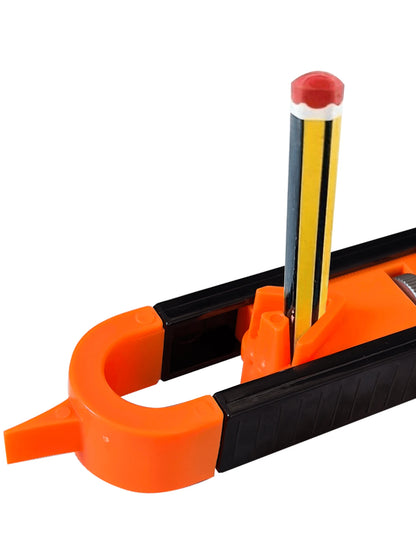 [Reliable Precision] Precision Woodworking Tool Set With Locking Mechanism- Adjustable Asymmetrical Curve & Contour Marking Ruler, Durable Plastic/Metal, For Accurate DIY Projects, Woodworking Tools