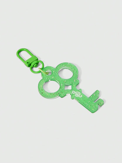 ROMWE Anime Music Note, Polka Dot, Wing, Pentagram Print Keychain, Bag Charm, Versatile Decorative Accessory