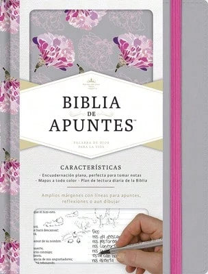Rvr 1960 Biblia De Apuntes, Gris Y Floreado Tela Impresa (Hardcover) By B&H Español Editorial (Editor)