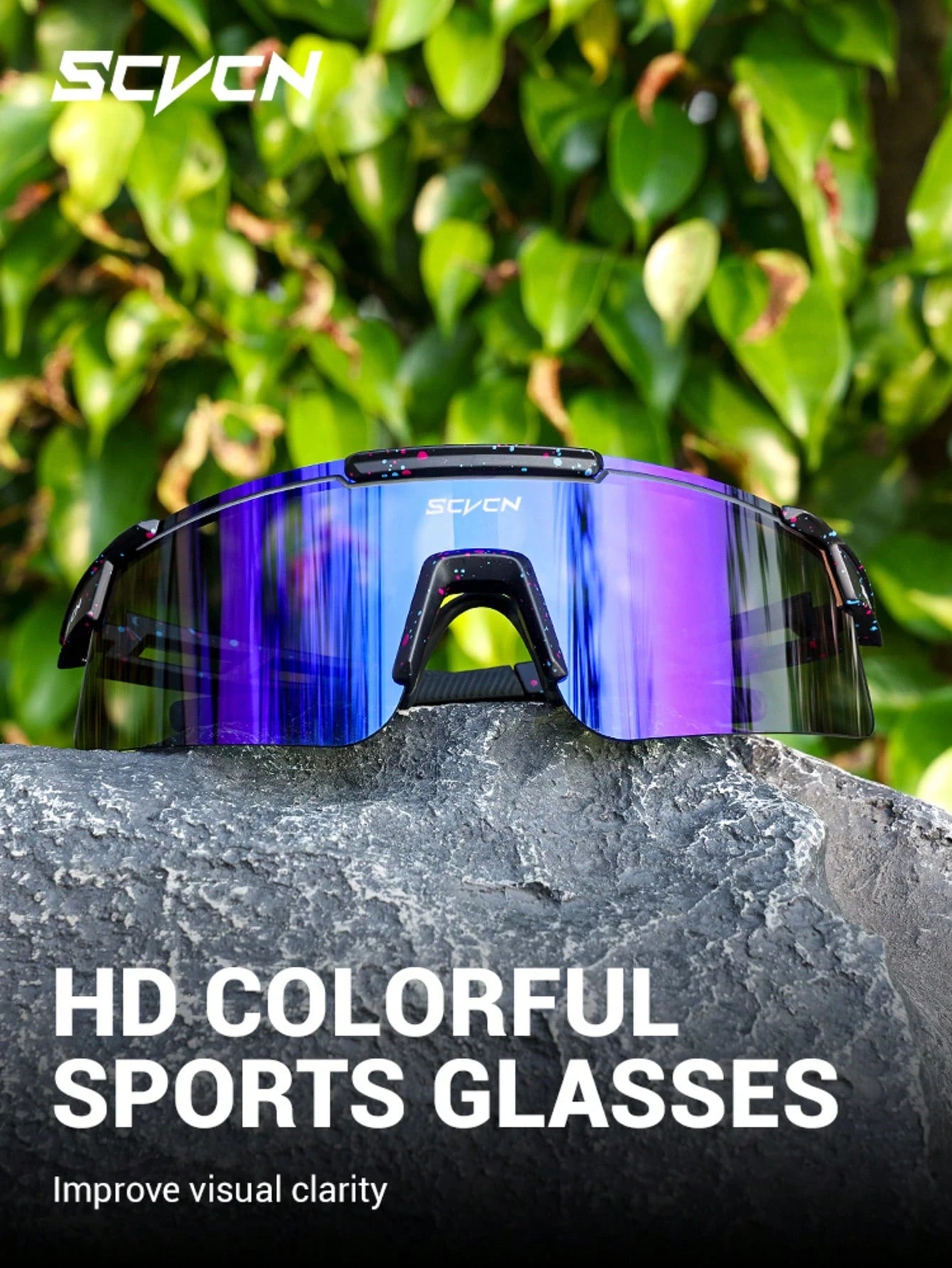 SCVCN New Cycling Glasses Men MTB Mountain Road Bike Racing Glasses Women Sports Outdoor Golf Fishing Hiking Fashion Vacation Camping Accessories Bicycle Equipment