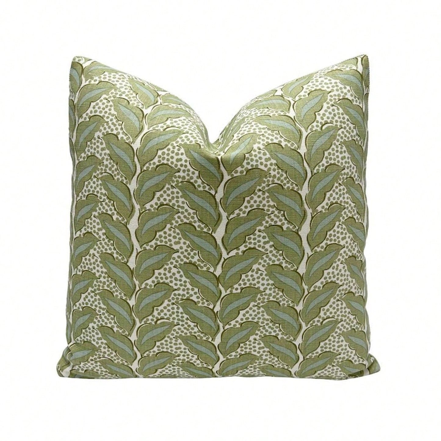 Serena Dugan Studio- C1A1ssis In Celadon- Pillow Cover MADE TO ORDER Designer Fabric H1anD1Crafted DE1corat Pillow High-End Designer