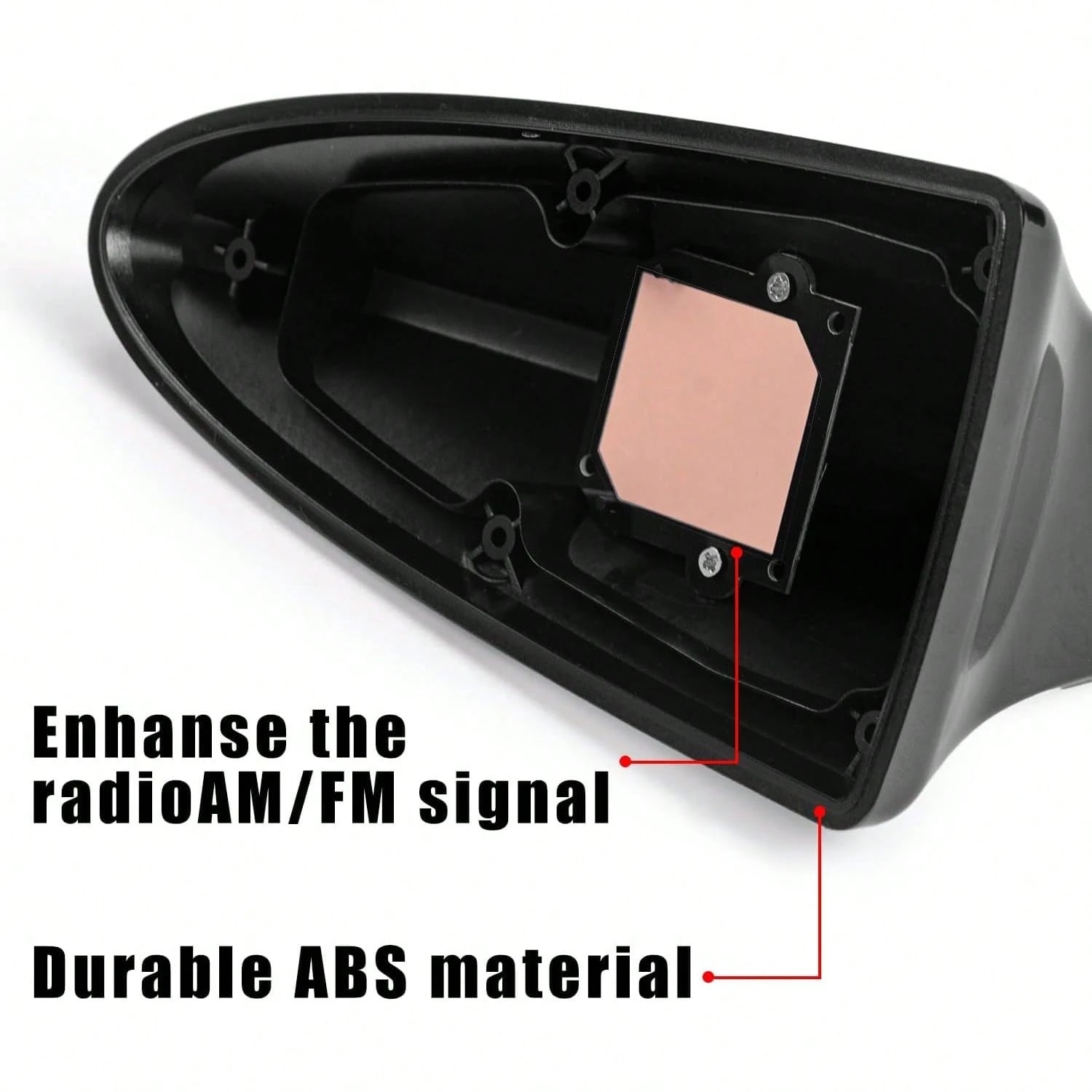 Shark Fin Antenna Cover Fit 2016 2018 2019,Car Roof Aerial Caps Optima 2015-2020/Elantra Sedan 2011-2015,Genesis Sedan G80 2015-2017,96219 D5000EBQK (NOT SPORT) 16OQ