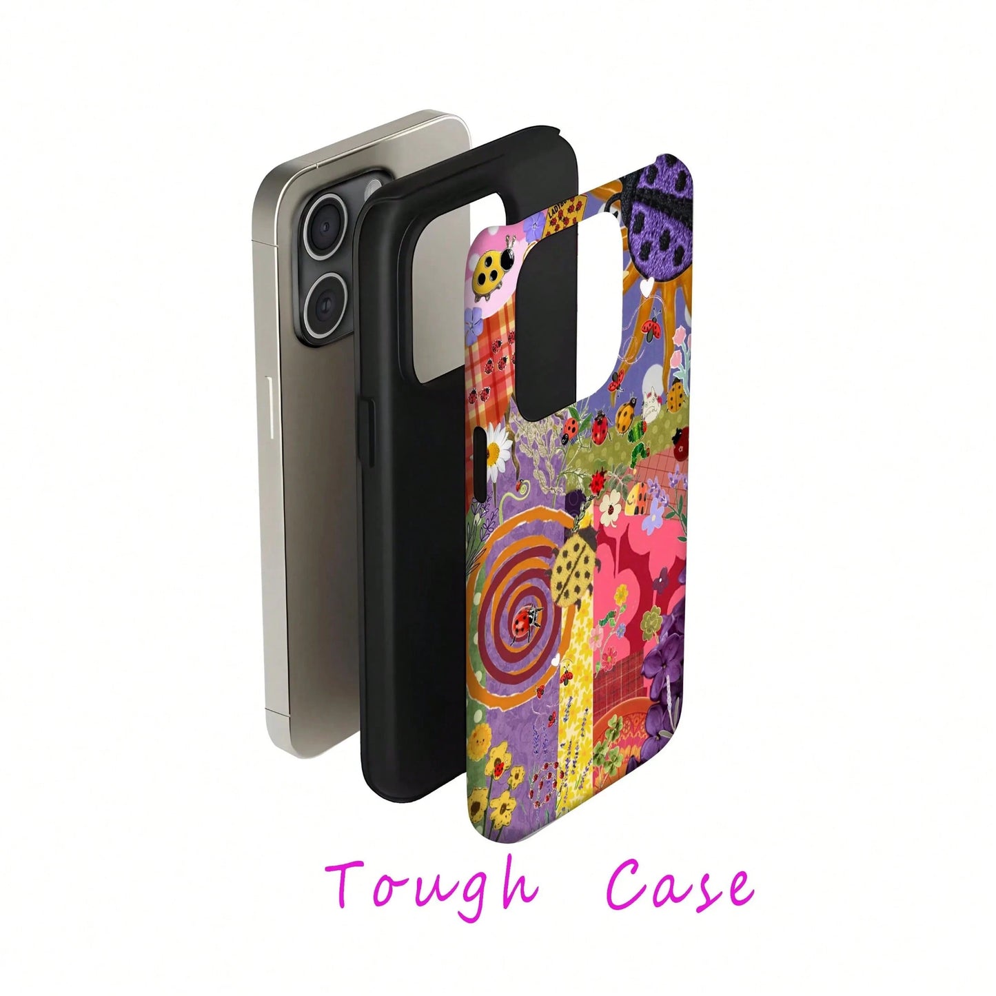 Shockproof Collage Elements Fashion Phone Vintage Interesting Artistic & Floral Collage Phone Compatible With 17 16 15 14 Pro Plus 13 12 11 Spring Birthday
