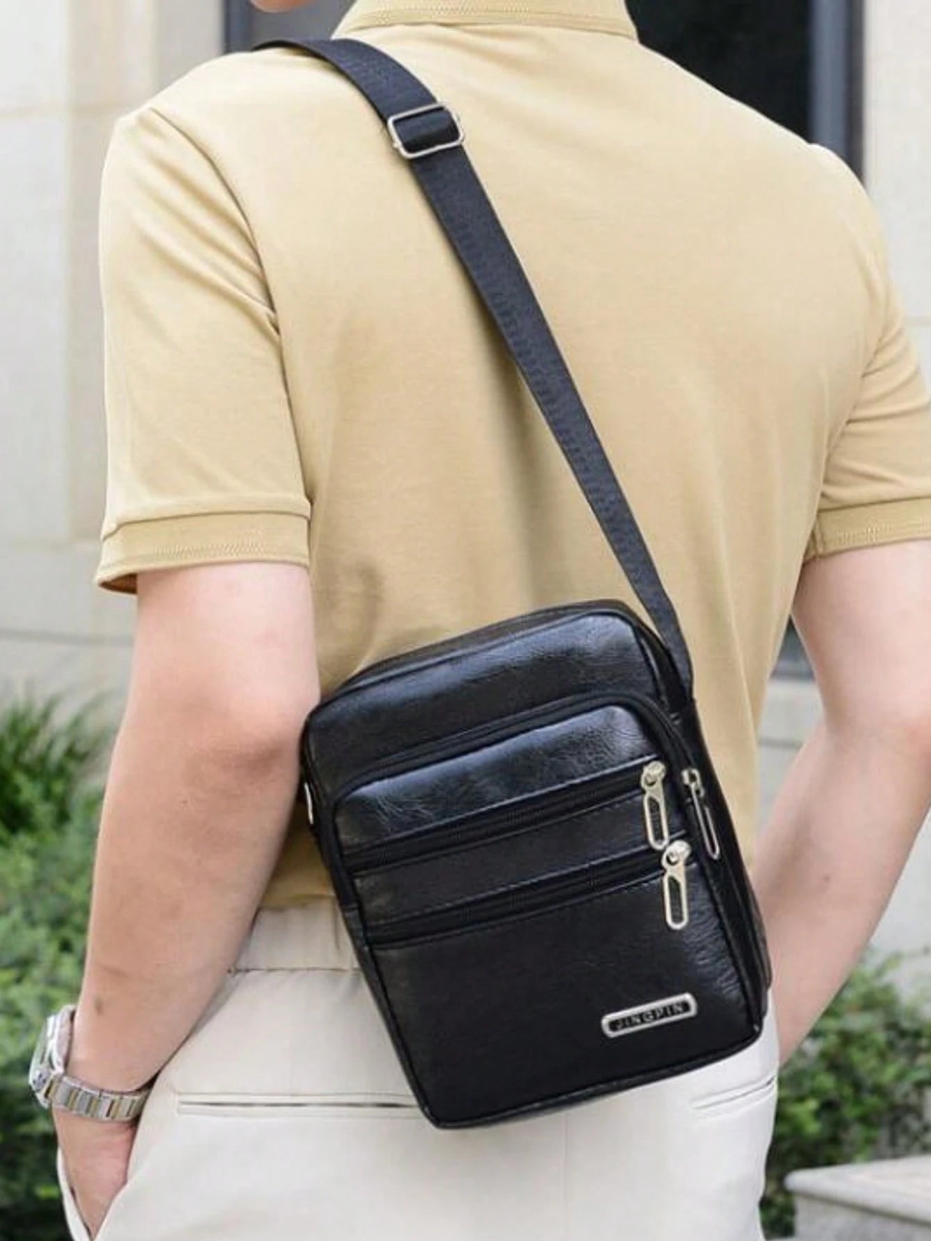 Shoulder Bag Men Fashion Business Casual Retro Bag Crossbody Bag Small Handbag Holiday Beach Work Bag For Travel,Easter,Daily Use Phone Tote Bag