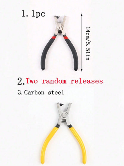 SikeSike 1pc Leather Hole Punch Tool, Suitable For Belts, Watch Straps, Handbag Straps, Etc. Fabric And Leather Hole Puncher, Suitable For Handmade And Simple DIY Belt Holes, Random Style And Color.