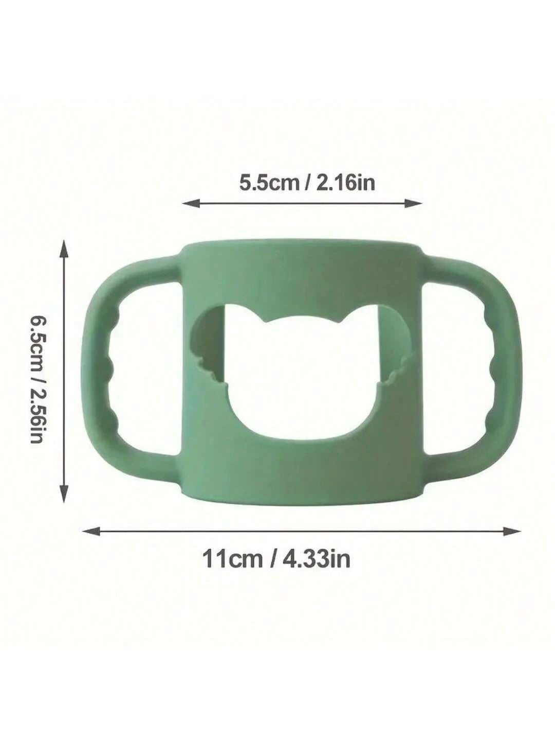 Silicone Bottle Handle With Cartoon Pattern, Soft & Flexible Bottle Accessories For Daily Use, Fits Most Neck Bottles