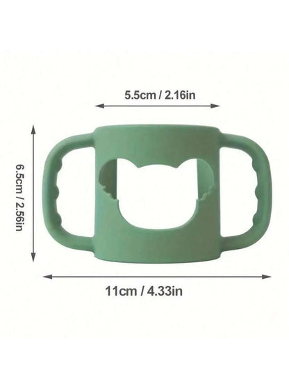 Silicone Bottle Handle With Cartoon Pattern, Soft & Flexible Bottle Accessories For Daily Use, Fits Most Neck Bottles