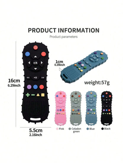 Silicone Teething Toy- Silicone Material- Game Console Teething Toy- Sensory Teething Toy- Suitable For Babies 0+