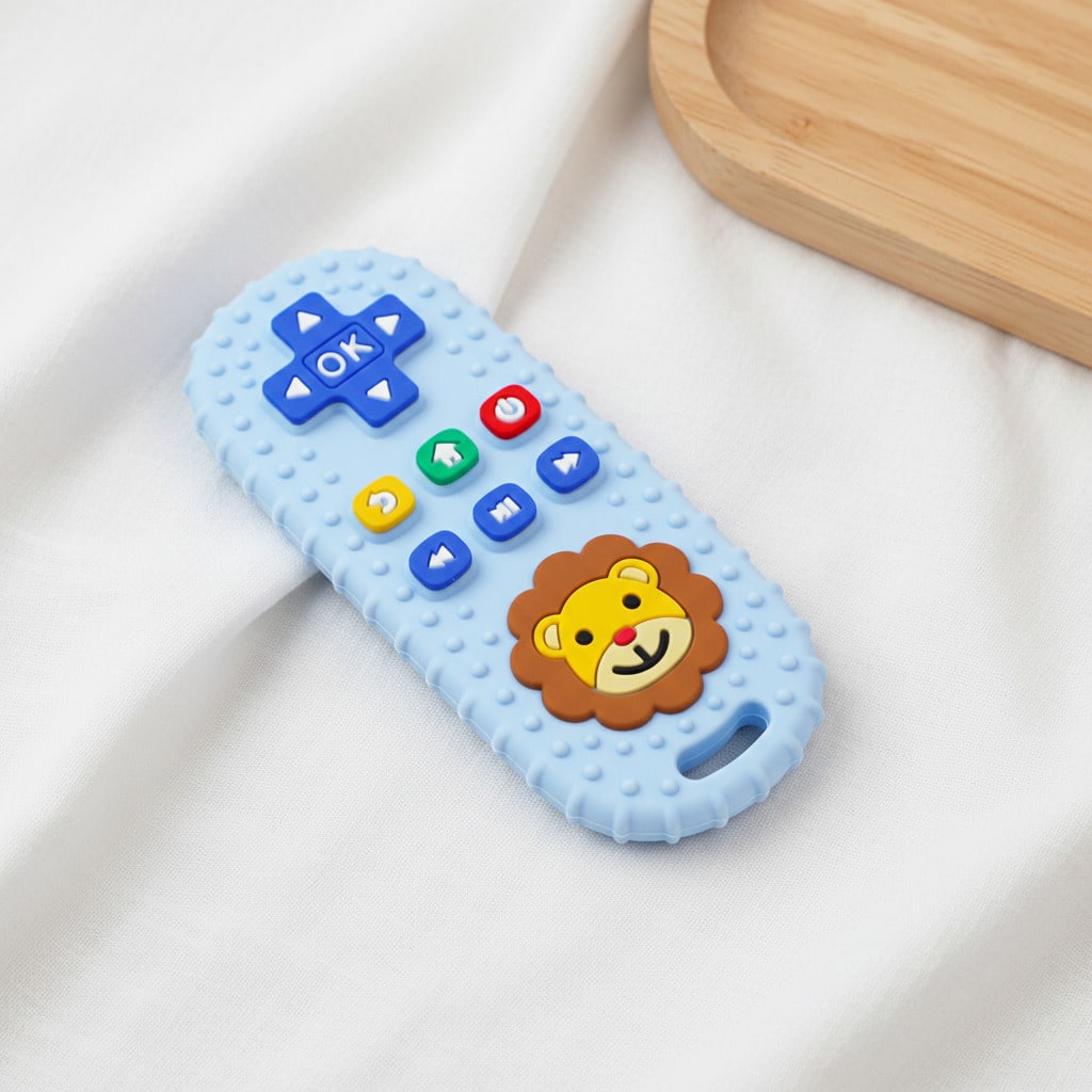 Silicone Teething Toy- Silicone Material- Game Console Teething Toy- Sensory Teething Toy- Suitable For Babies 0+