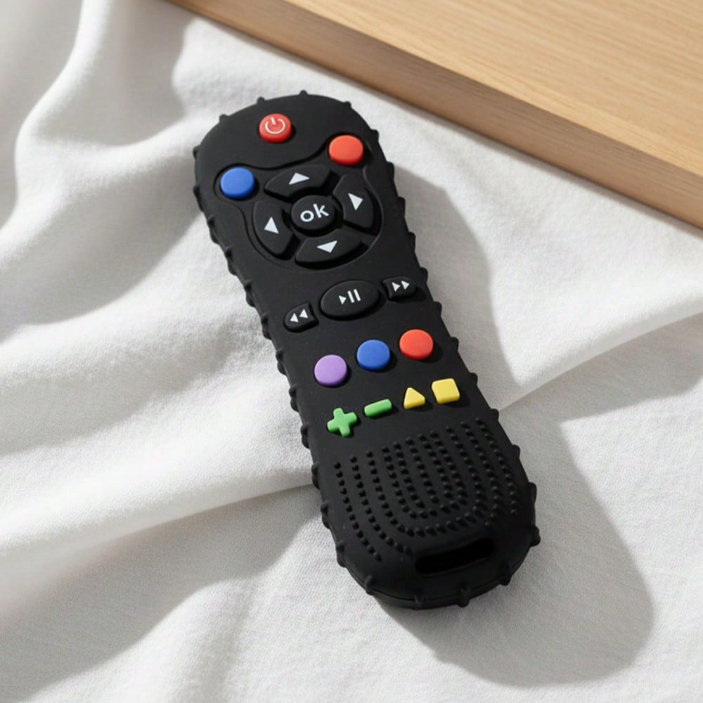 Silicone Teething Toy- Silicone Material- Game Console Teething Toy- Sensory Teething Toy- Suitable For Babies 0+