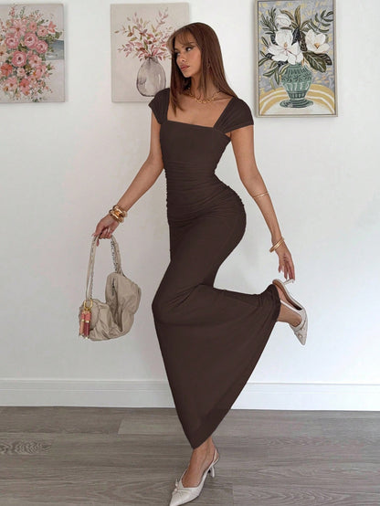 Siren Gaze New Summer Mesh Cinched Waist Sexy Dress For Women