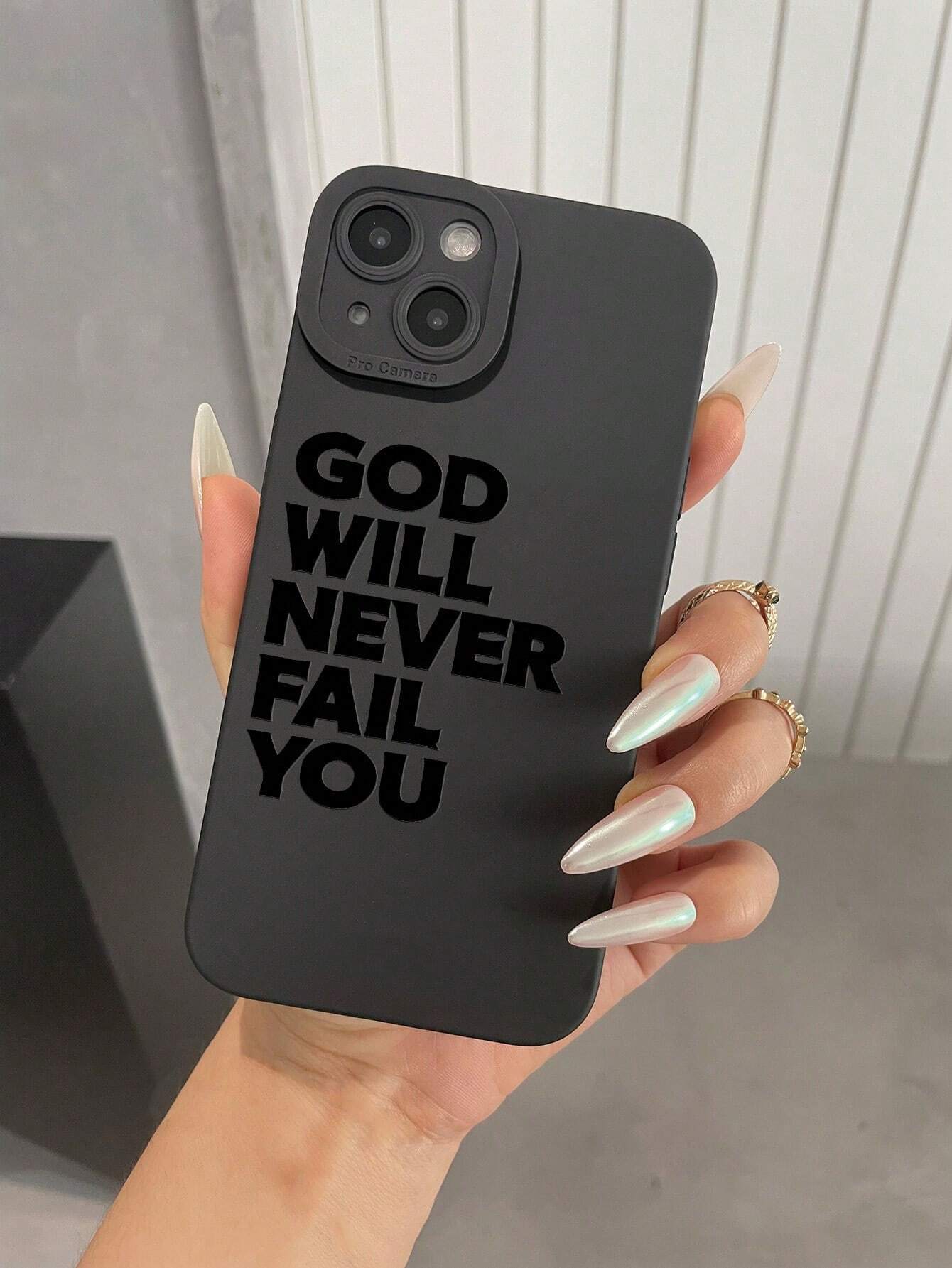 Slogan Pattern Liquid Silicone Phone Case, Full Body Protection, Shockproof And Anti-Drop, TPU Soft Material, Compatible With IPhone 11/12/13/14/15/15 Pro/15 Plus/15 Pro Max/7 Plus/8 Plus/X/Xs Max/Xr