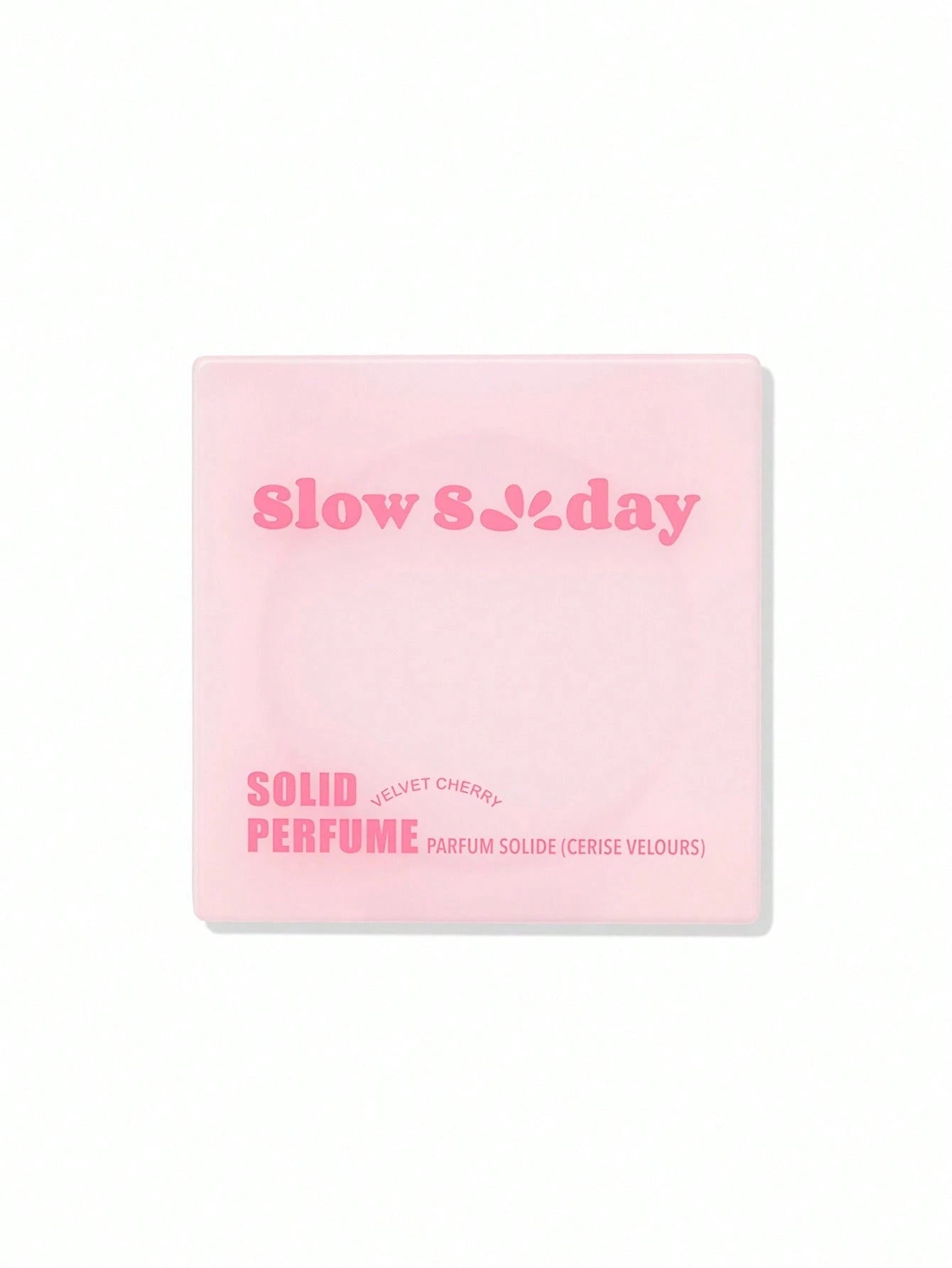 Slow Sunday Solid Perfume (Velvet Cherry), Long-Lasting Fragrance, Mini Perfume, Romantic & Charming, Floral Fruity, Daily Commute & Vacation, Non-Alcoholic, Travel-Friendly, K Beauty, Ideal For Part