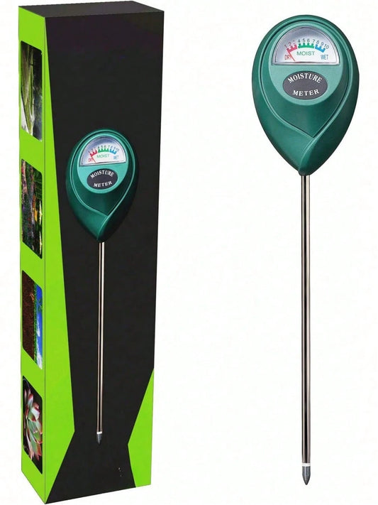 Soil Moisture Meter, Garden Plant Water Meter, Plants Moisture Meter, Lawn Soil Tester, Soil Water Gauge For Potted Plants, Plant Moisture Monitor No Battery Required Free Plant Watering Guide