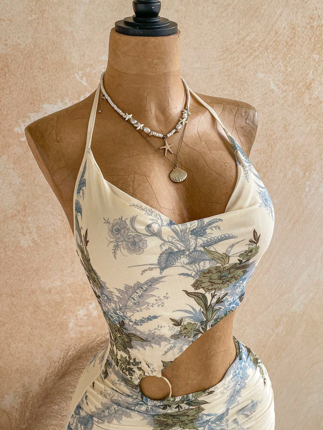 Soleia Spring/Summer New Casual Vacation Western Beach Wedding Guest Attire Graduation Brunch St. Patrick's Day Spring Break Easter Music Festival Elegant Bohemian Tropical Sexy Backless Halter Tie Co