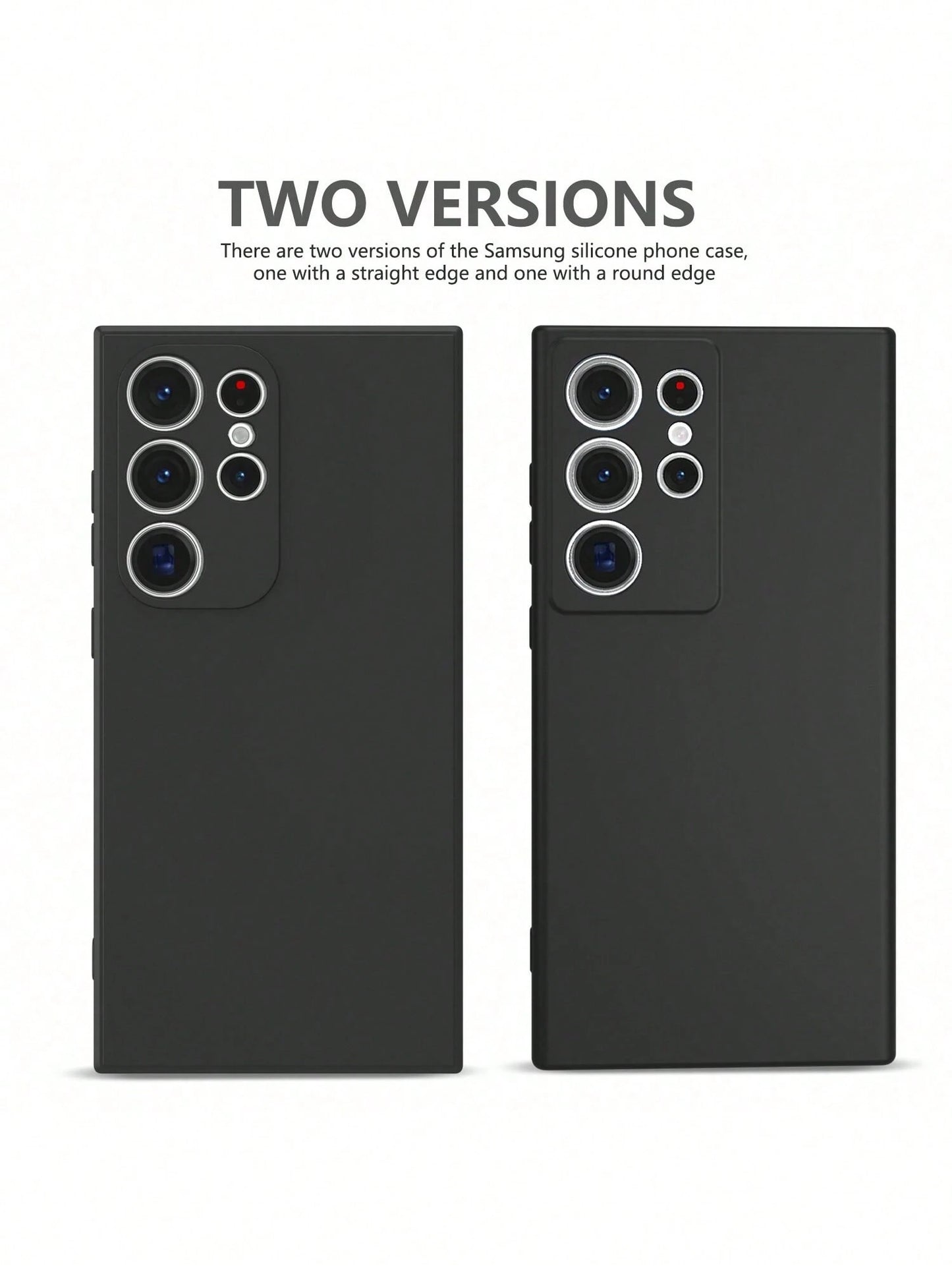 Solid Color Silicone Luxury Black Shockproof Solid Black Luxury Liquid Silicone 1pc Luxury Liquid Silicone Shockproof Phone Premium Case Compatible With IPhone 16, 14, 13, 12, 11, 15 Pro Max, Also Com