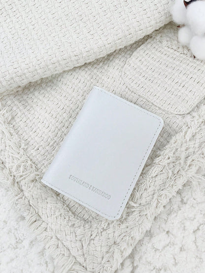SOUTHLAND&KANGAROO White Wallet, Fashionable And Minimalist, Lightweight And Portable, Can Hold Cash, Cards, Coins, Suitable For Birthday, Anniversary, Valentine's Day And Other Occasions, Gift For Co