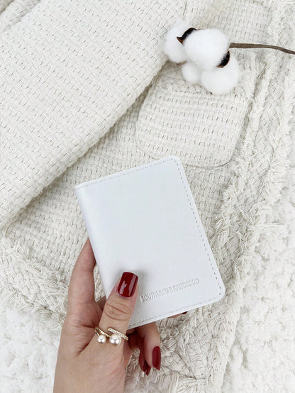 SOUTHLAND&KANGAROO White Wallet, Fashionable And Minimalist, Lightweight And Portable, Can Hold Cash, Cards, Coins, Suitable For Birthday, Anniversary, Valentine's Day And Other Occasions, Gift For Co