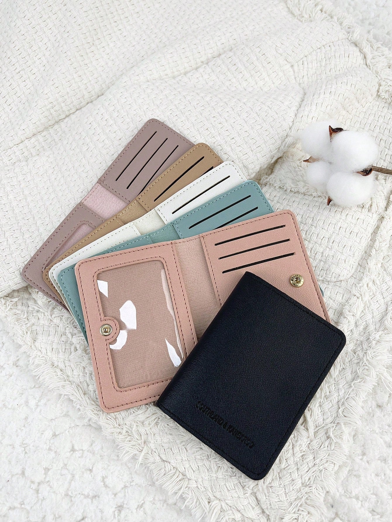 SOUTHLAND&KANGAROO White Wallet, Fashionable And Minimalist, Lightweight And Portable, Can Hold Cash, Cards, Coins, Suitable For Birthday, Anniversary, Valentine's Day And Other Occasions, Gift For Co