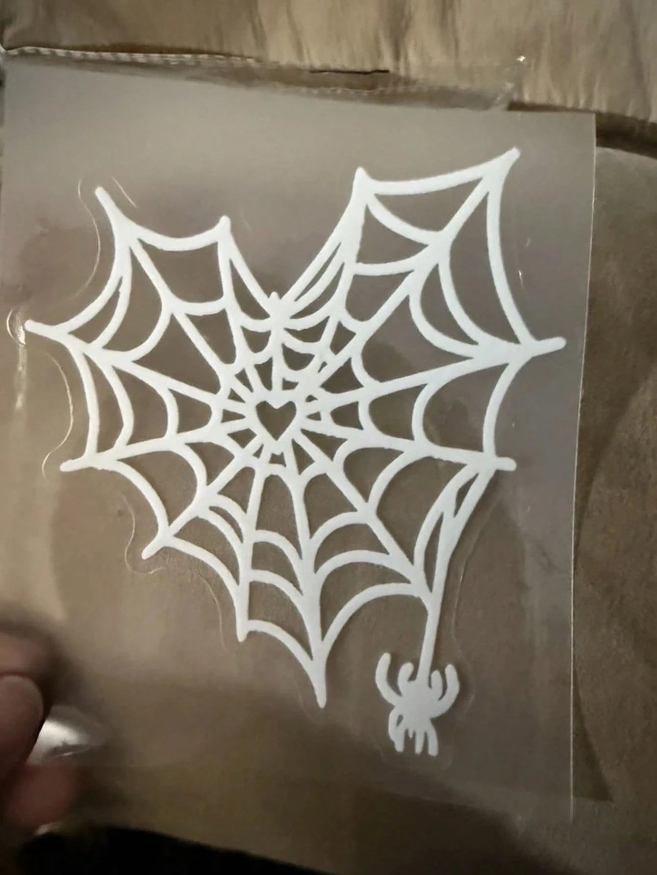 Spiderweb Vinyl Decal Decal For Car, Laptop, Cups Spiderweb Goth Girl Decal Spiderweb Sticker For Car Window Permanent Vinyl Decal