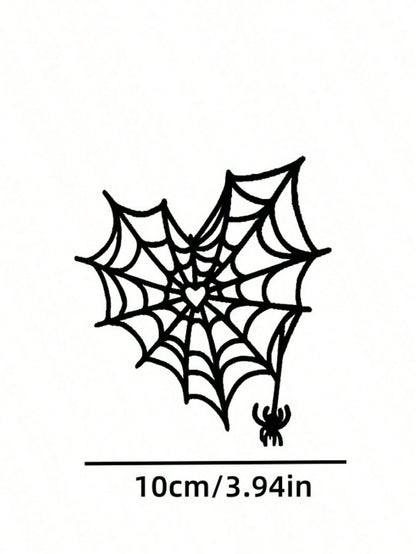 Spiderweb Vinyl Decal Decal For Car, Laptop, Cups Spiderweb Goth Girl Decal Spiderweb Sticker For Car Window Permanent Vinyl Decal