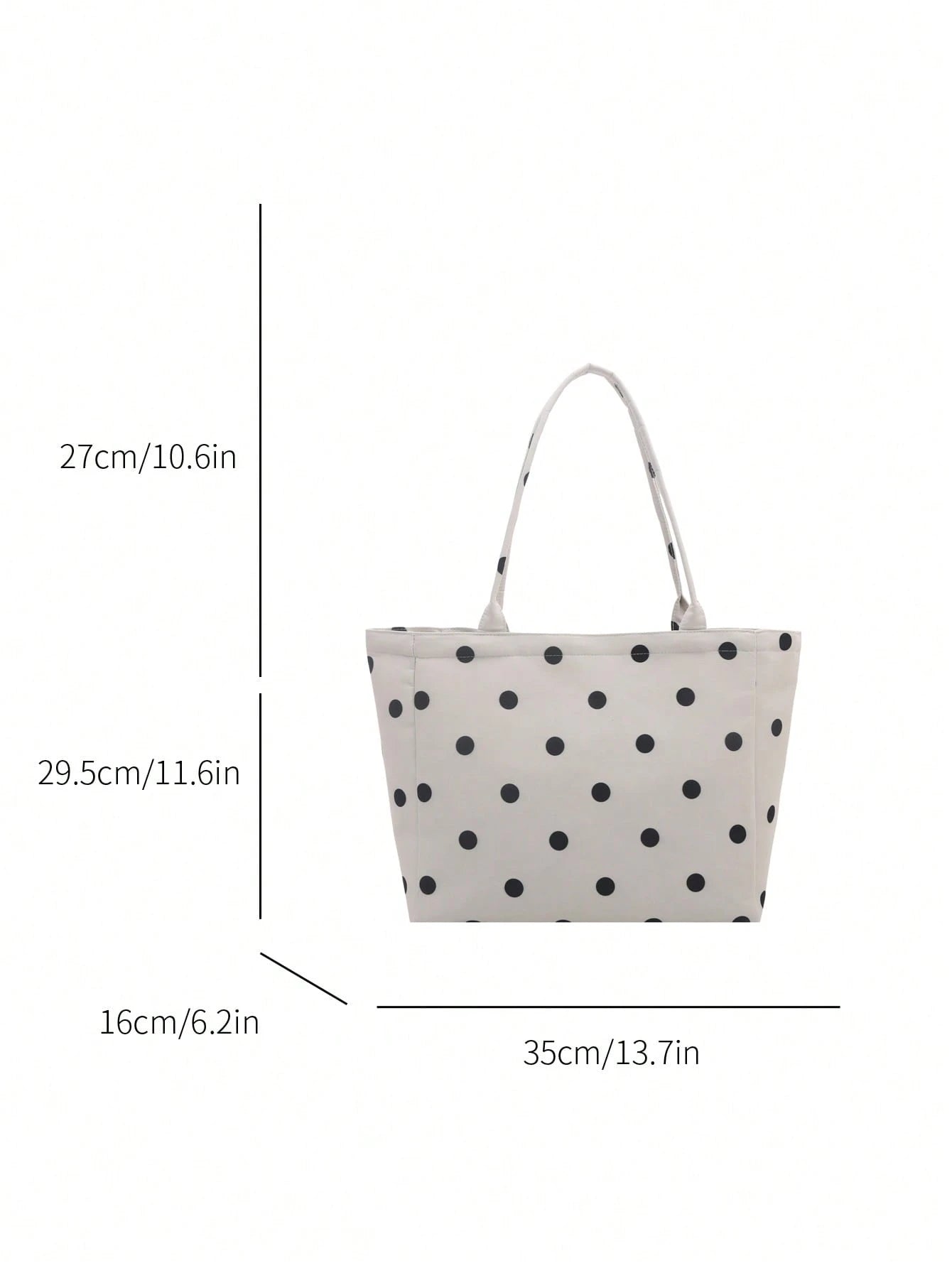 Strawberry Print Tote Bag, Cute Style, Fashionable Large Capacity Versatile Shoulder Women's Bag With Ribbed Texture