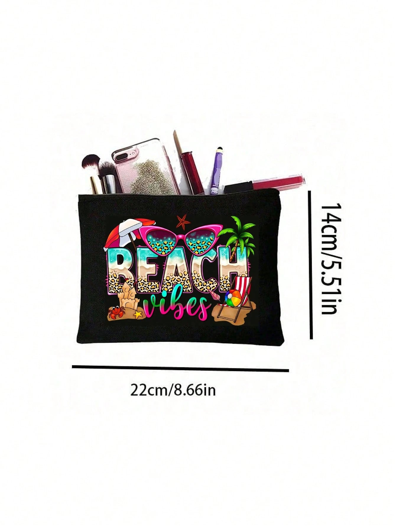 Striped Woven Large Capacity Summer Beach Bag Set, Including Matching Small Bag, Lightweight Waterproof Tote Suitable For Beach, Pool Party, Vacation And Daily Shopping, Can Hold Swimwear, Towels, Cos