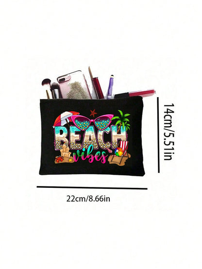 Striped Woven Large Capacity Summer Beach Bag Set, Including Matching Small Bag, Lightweight Waterproof Tote Suitable For Beach, Pool Party, Vacation And Daily Shopping, Can Hold Swimwear, Towels, Cos