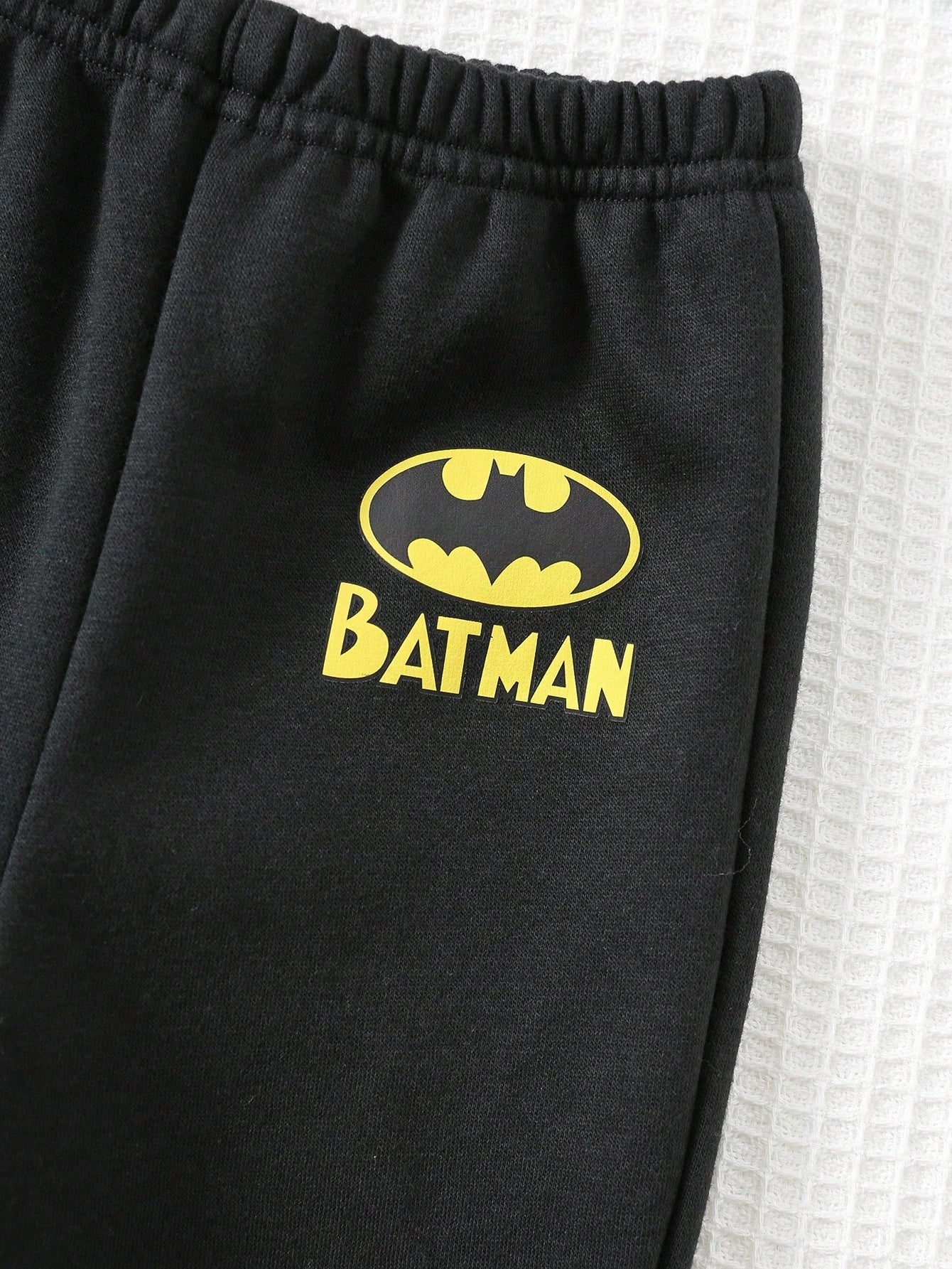 SUPERMAN X Cozy Pixies 2pcs Baby Boy Graphic Hoodie Sweatshirt And Elastic Waist Jogger Pants Set Fall Winter