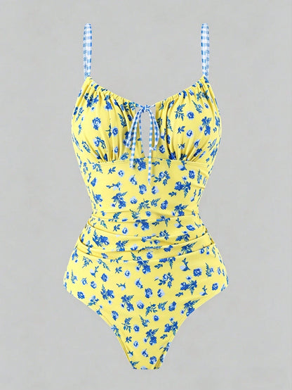 Sweetra 2026 New Plus Size One-Piece Swimsuit For Women, Summer Beach Vacation