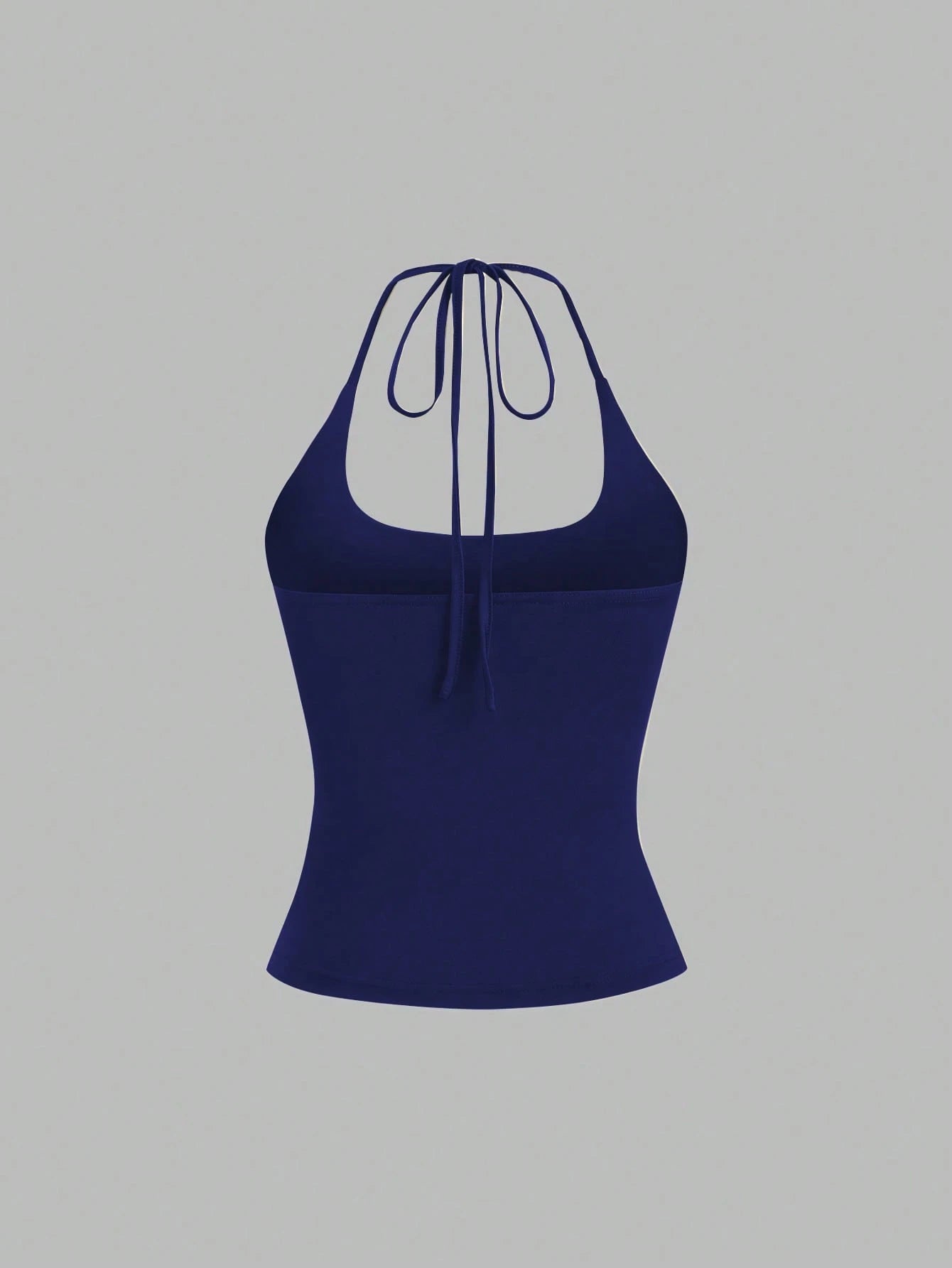 Sweetra Women's European And American Fashion Casual New Summer Slimming Halter Neck Elegant Backless Commuter Casual Fitness Versatile 3-Piece Set Top